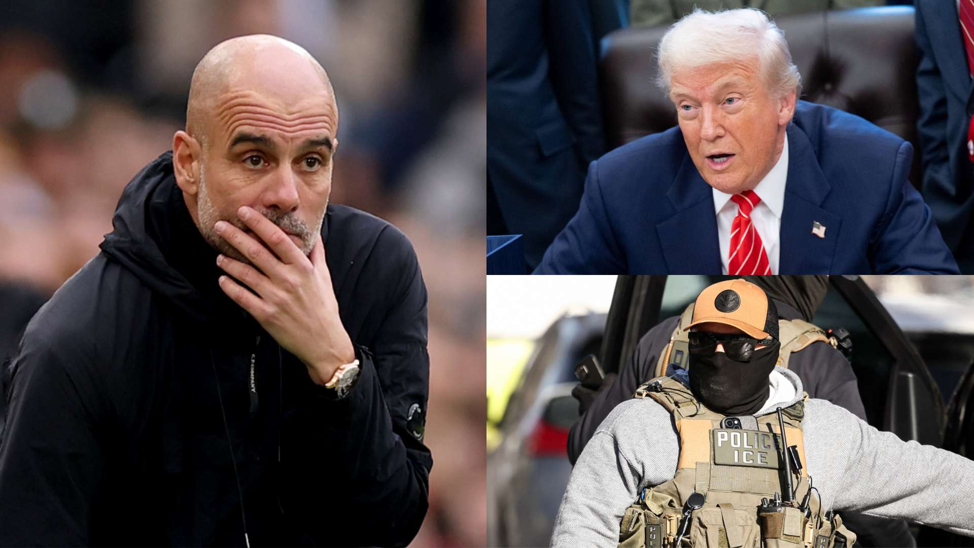 Guardiola criticises Trump over ICE killings  