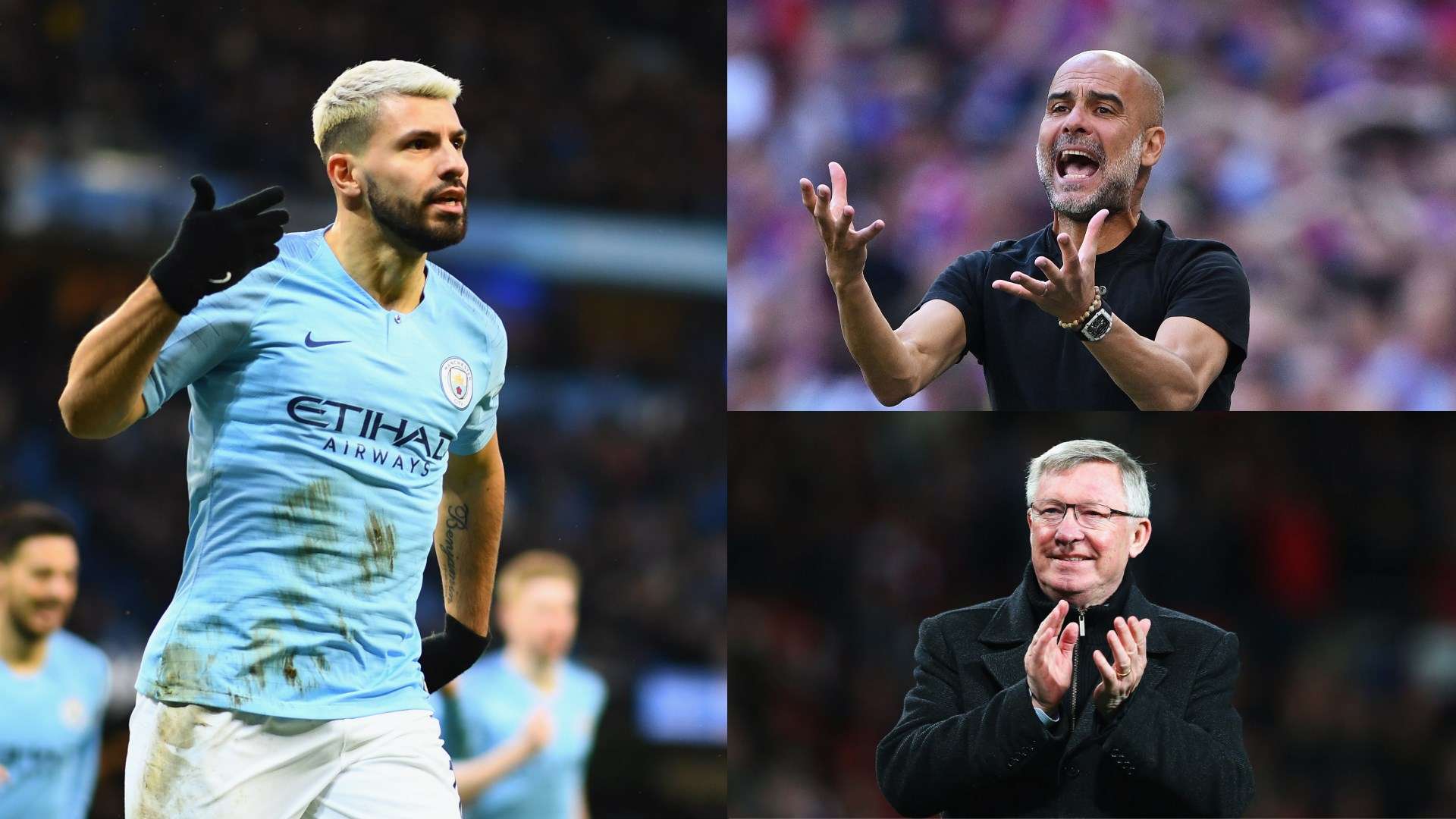 Aguero aims brutal jibe at Man Utd on Fergie and Pep comparison  