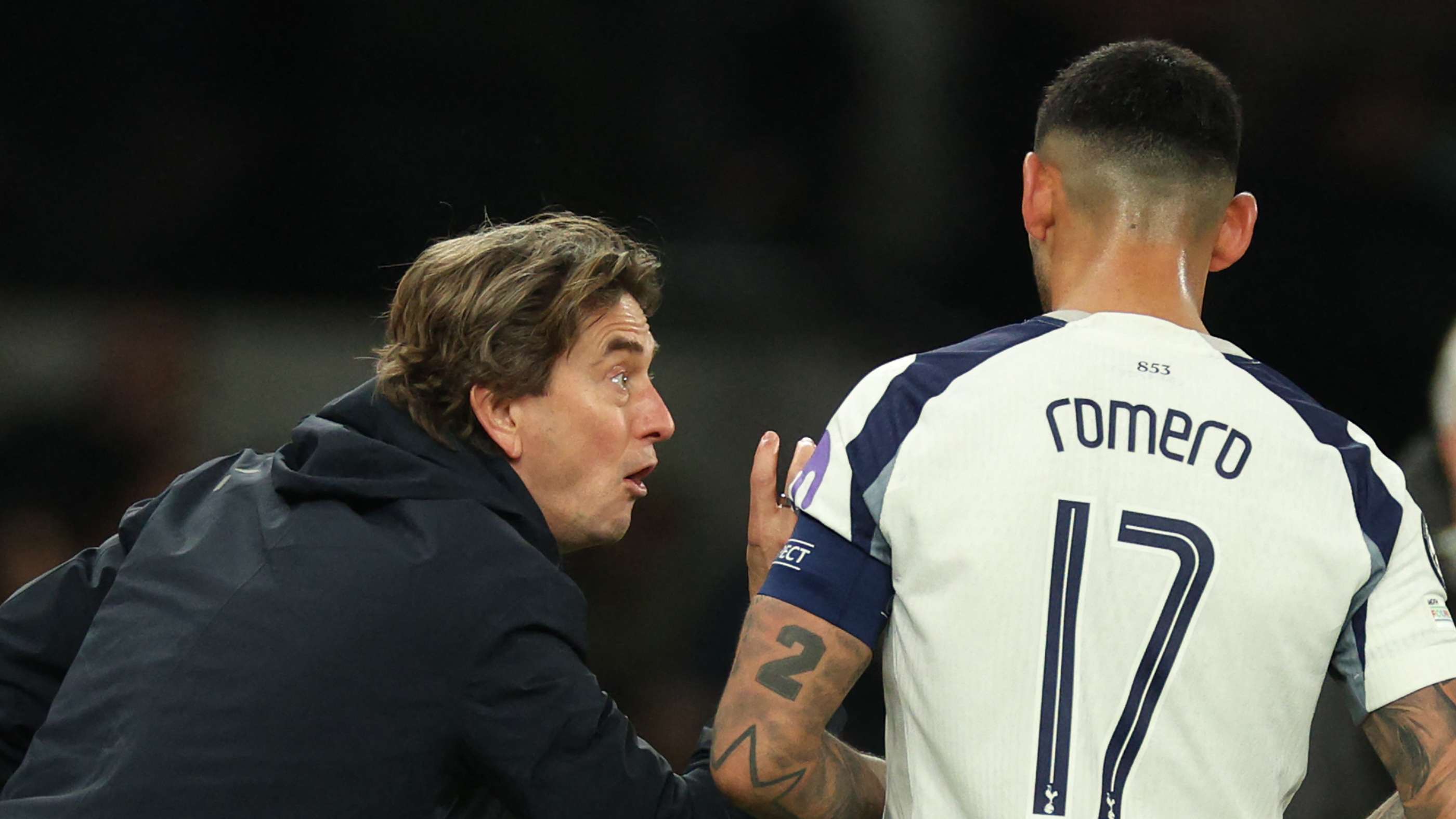 Frank refuses to confirm if Spurs captain Romero has been fined  