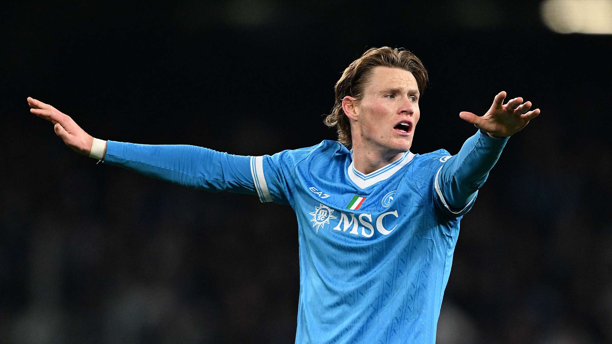 Napoli chief 'worried' McTominay will make Premier League return  