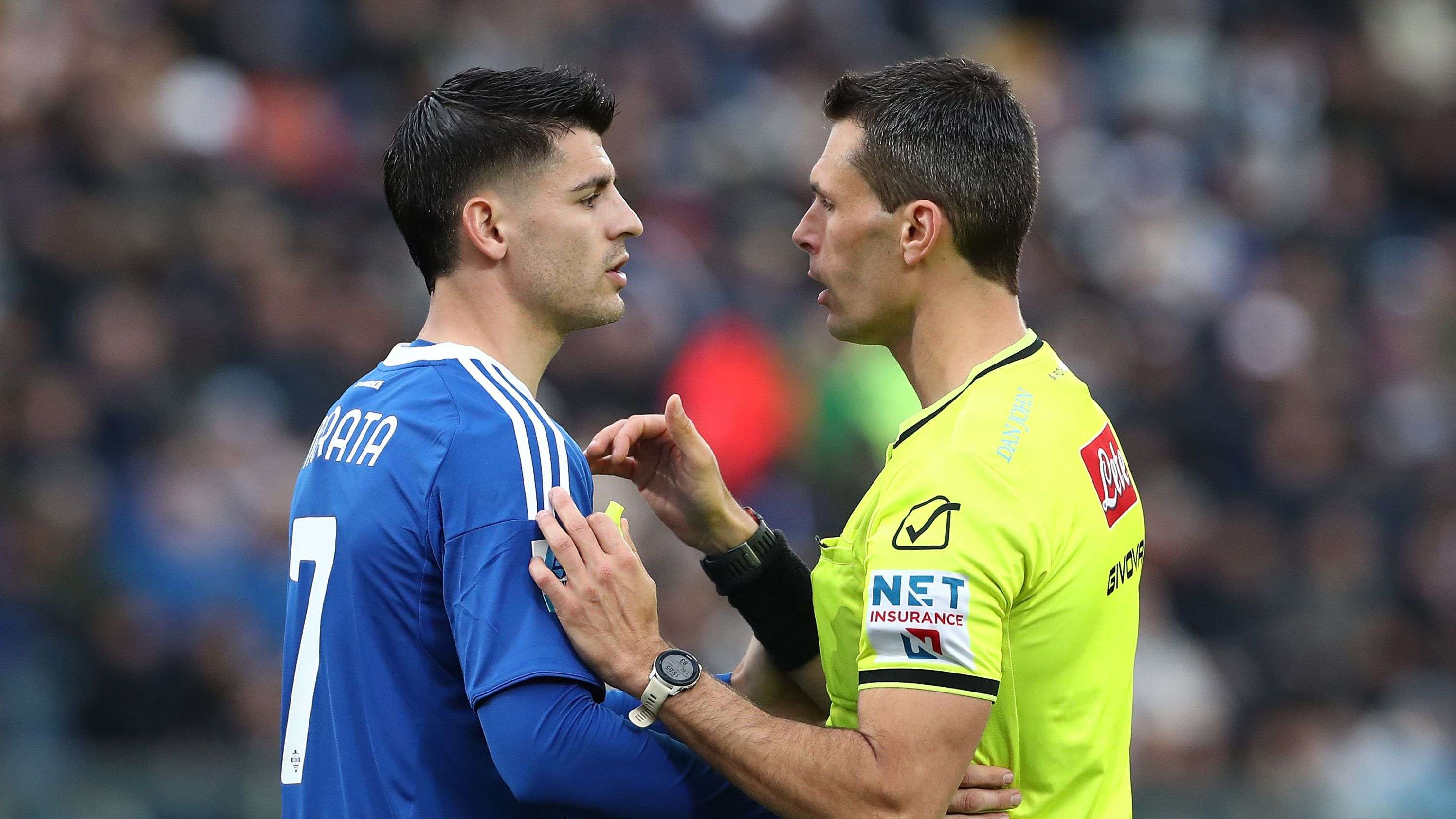 Fabregas tells Morata to 'change careers' after red card  