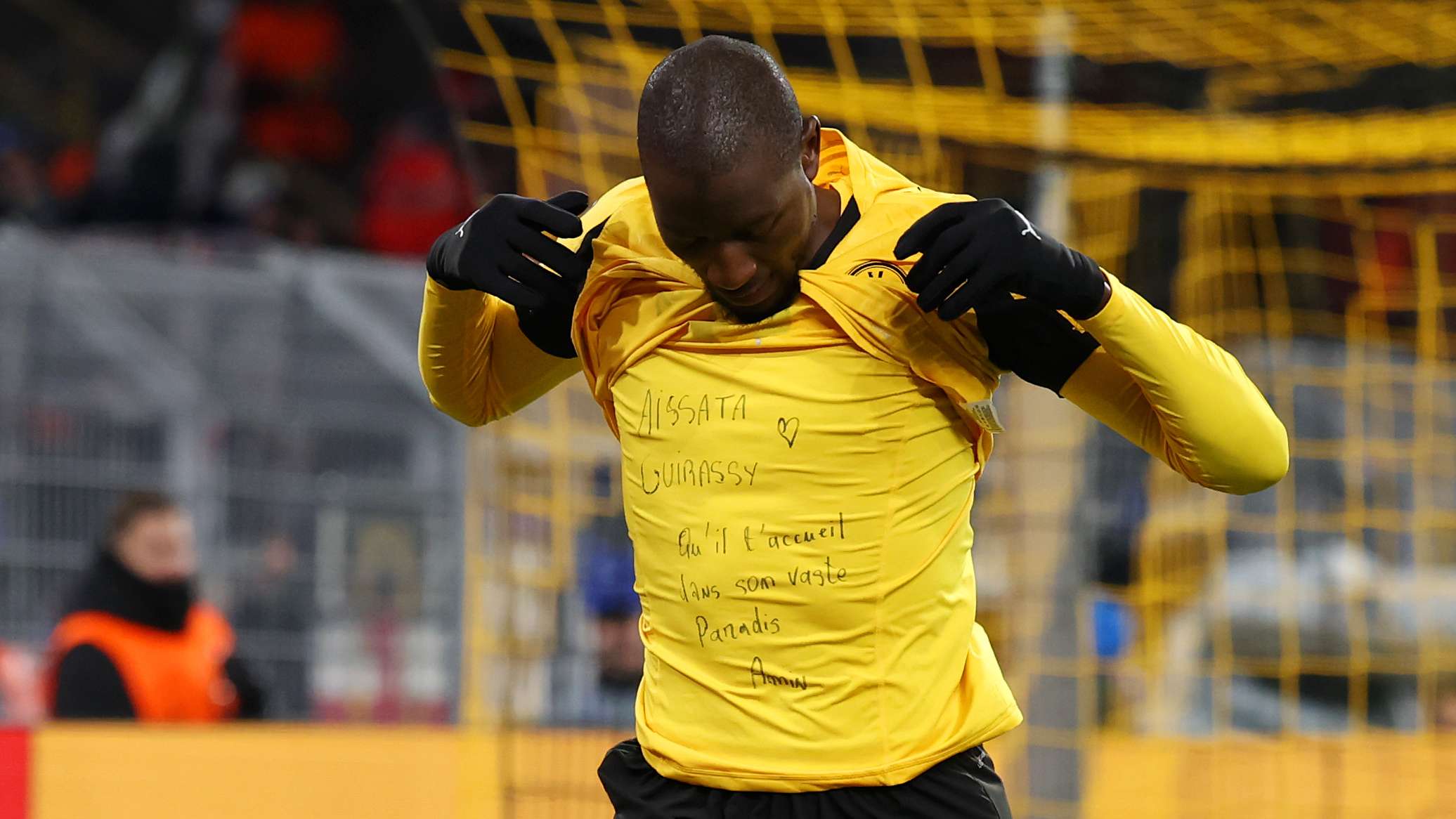 Guirassy explains emotional t-shirt message after goal in Dortmund win  