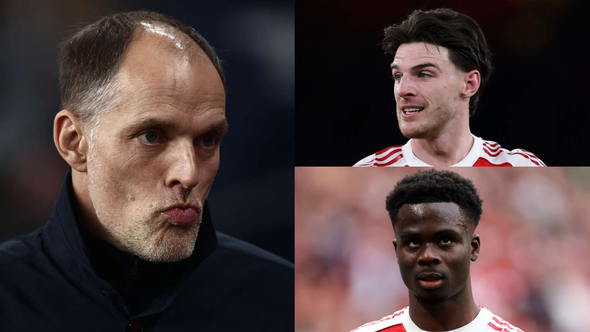 Tuchel defends Rice and Saka withdrawals  