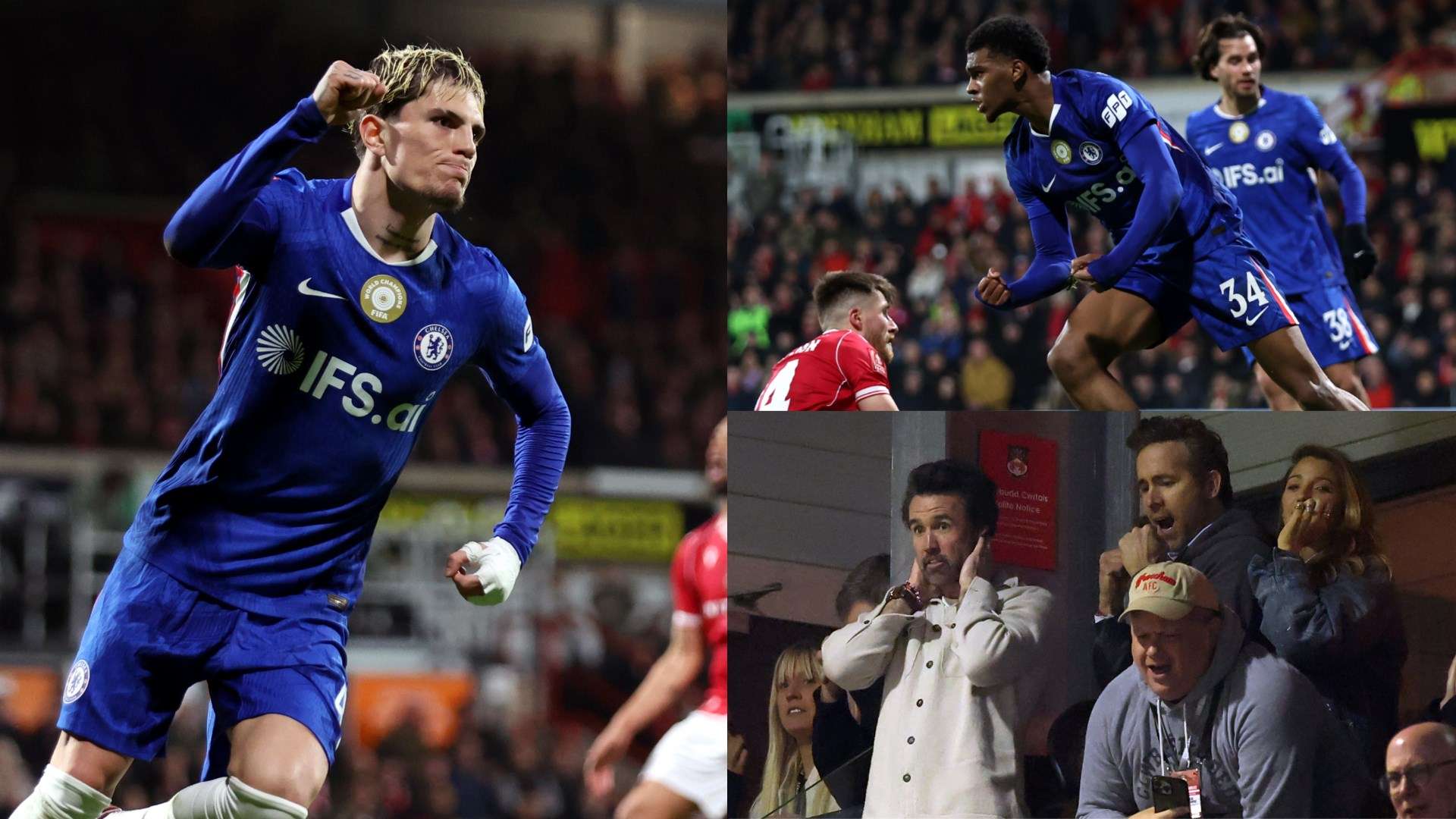 Garnacho to the rescue! Chelsea avoid Wrexham cupset  