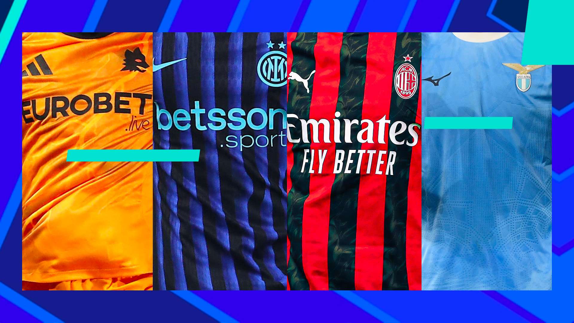 Serie A: how much are shirt sponsors worth? Only Lazio are without one  