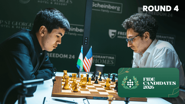 Sindarov Takes Down Caruana To Grab Sole Lead; Giri Beats Esipenko  