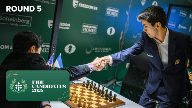 Sindarov Stuns Nakamura To Move To 4.5/5: Caruana Beats Bluebaum To Stay In Touch  