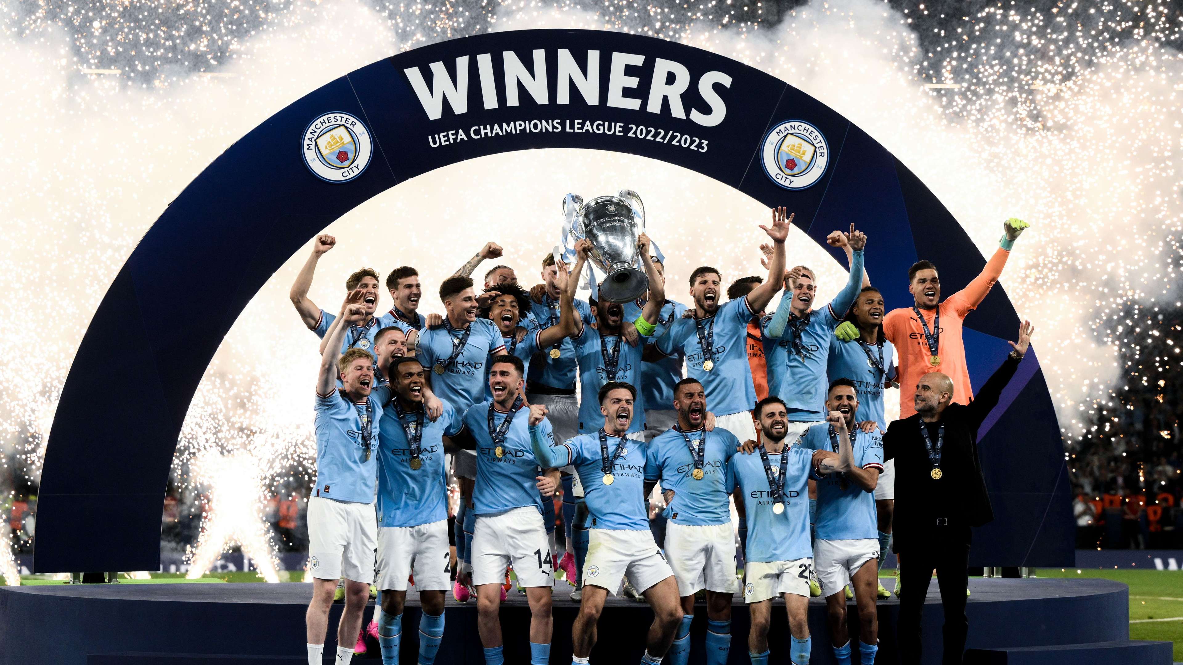 A Man City mystery! Treble-winning medals up for sale  