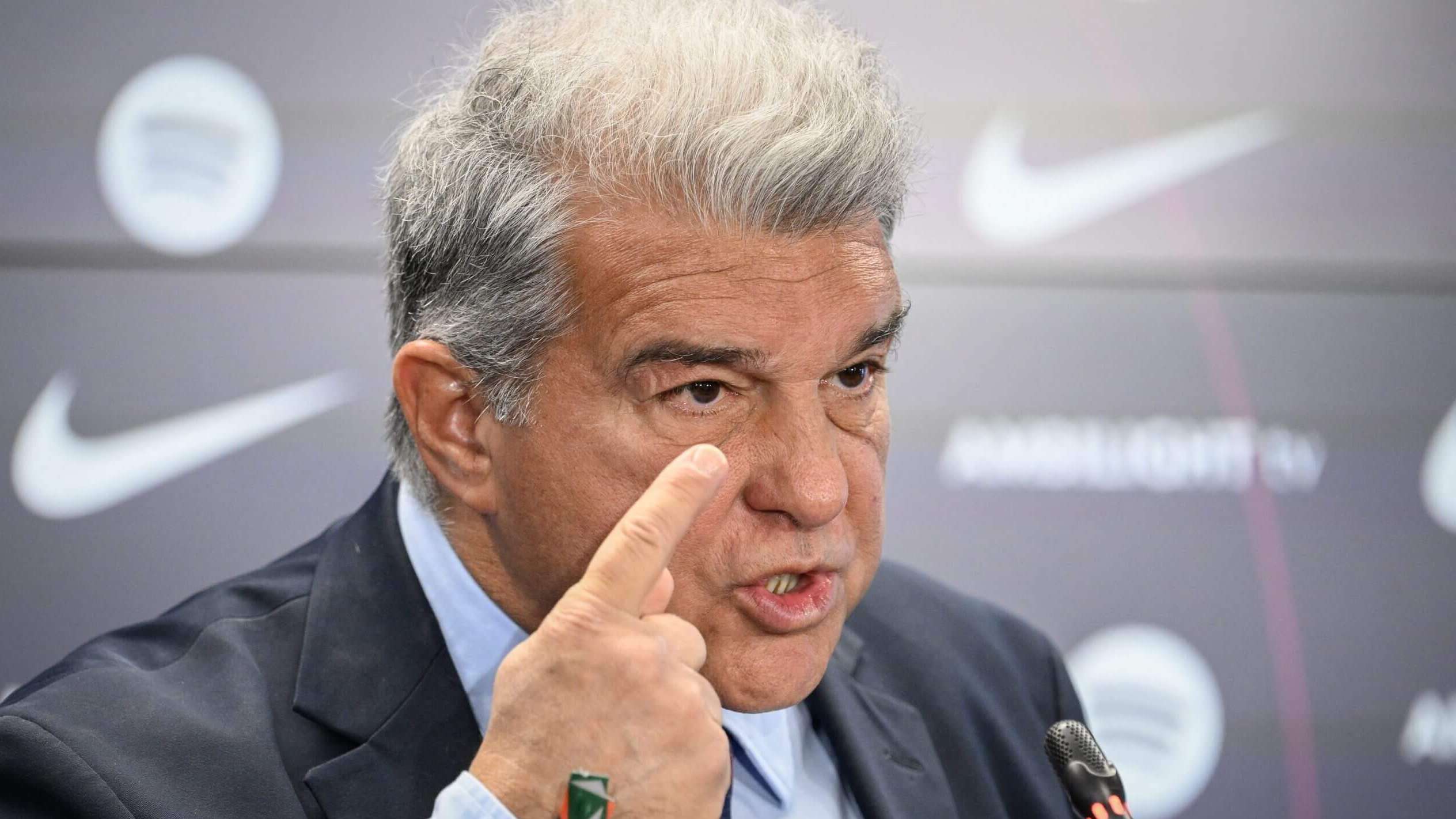 Laporta slams 'disgraceful' refereeing in Atleti game  