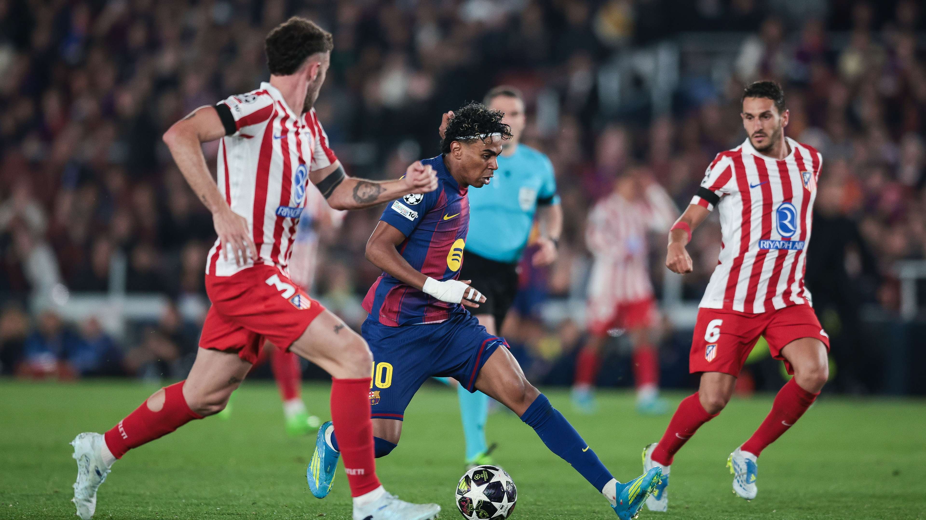 UEFA has sparked concern at Barcelona by naming the referee for their upcoming Atlético match  
