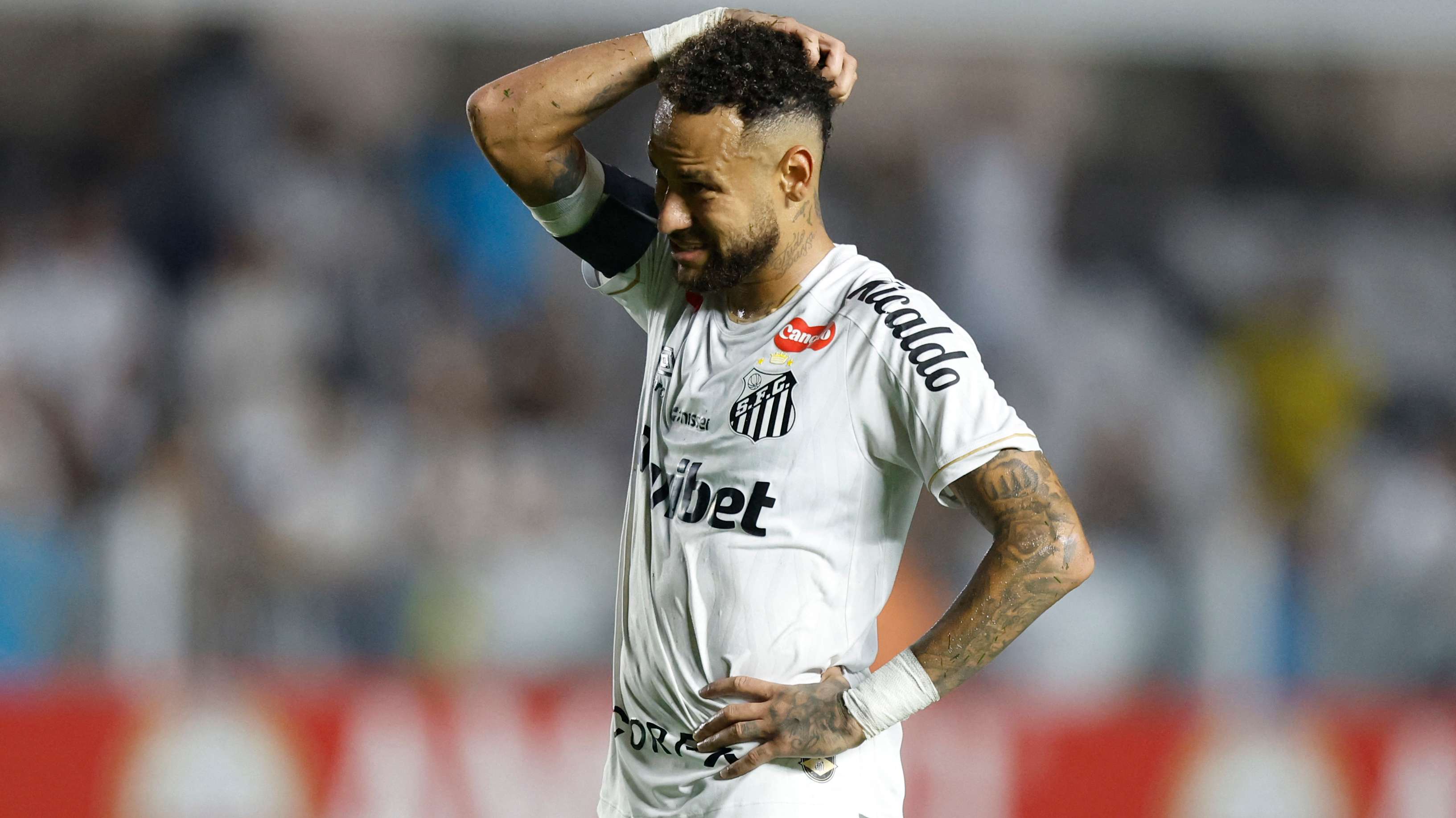 Neymar misses Santos training due to viral infection  
