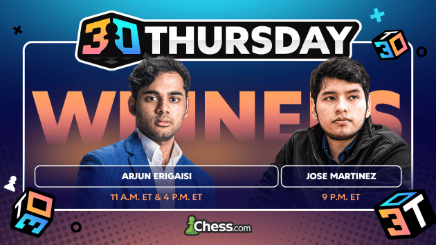Arjun Erigaisi Nearly Sweeps 3 0 Thursday Tournaments  