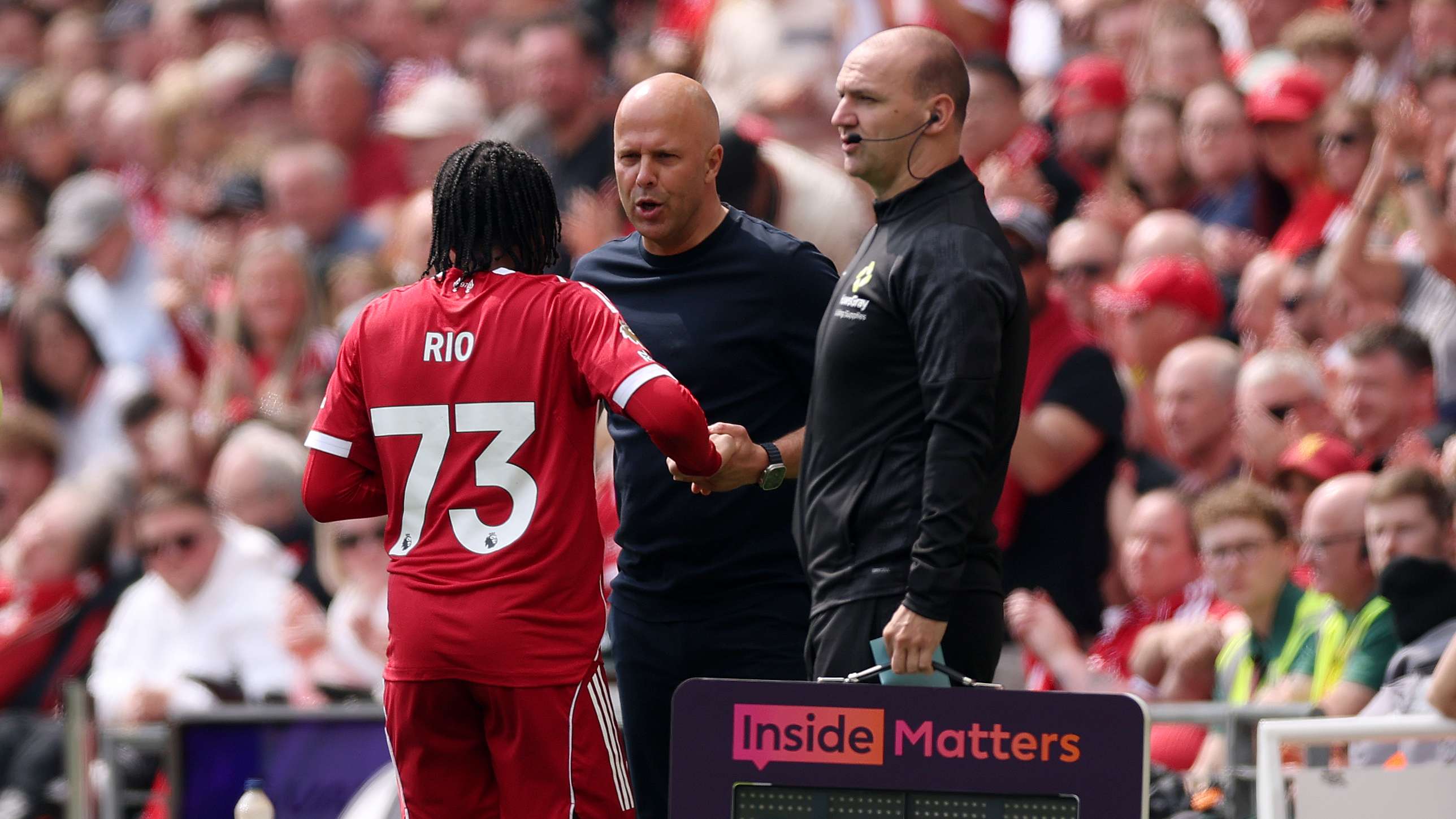 Slot explains Ngumoha sub as Liverpool fans boo  