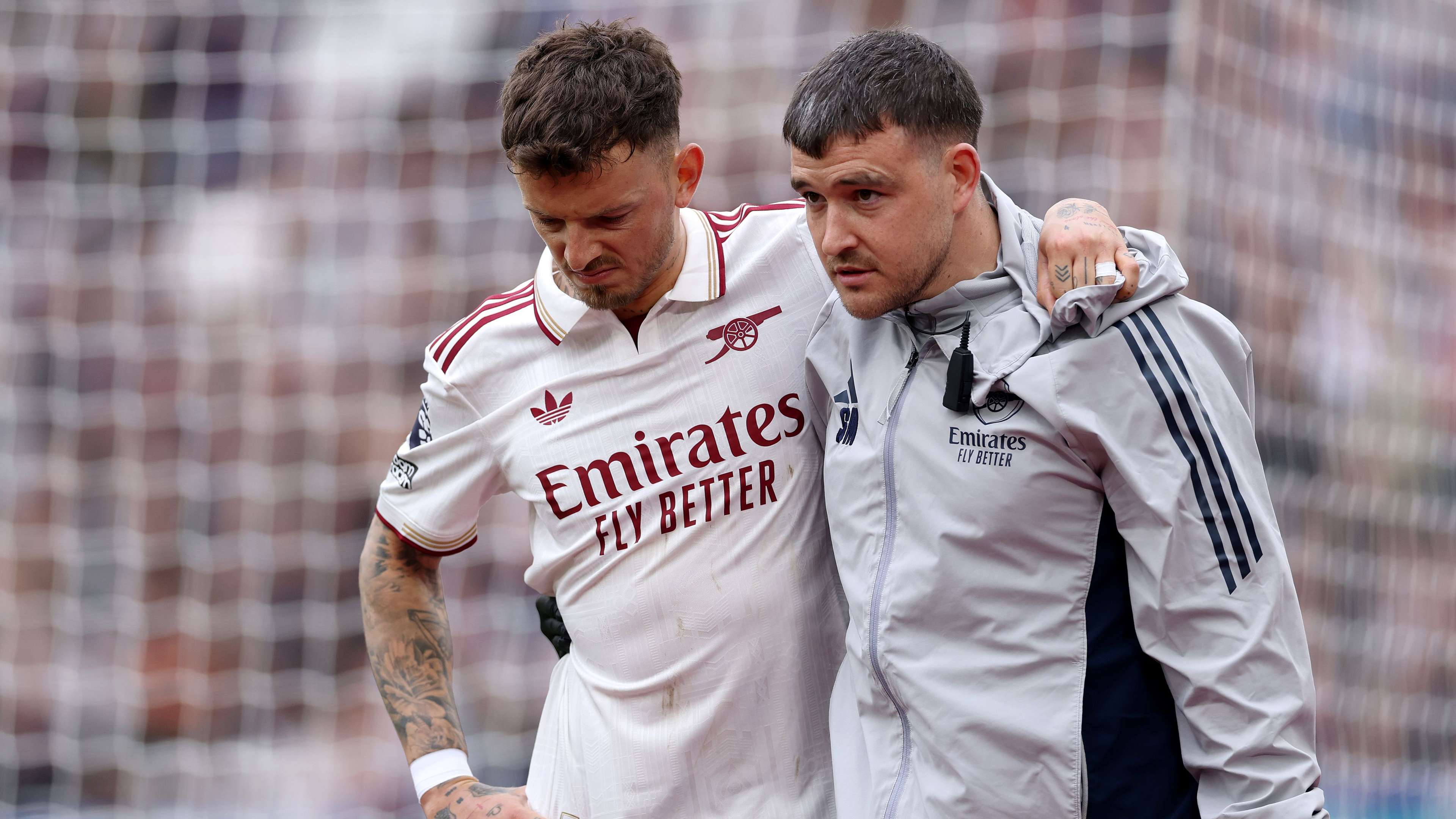 MAJOR blow for Arsenal! White to miss Champions League final  