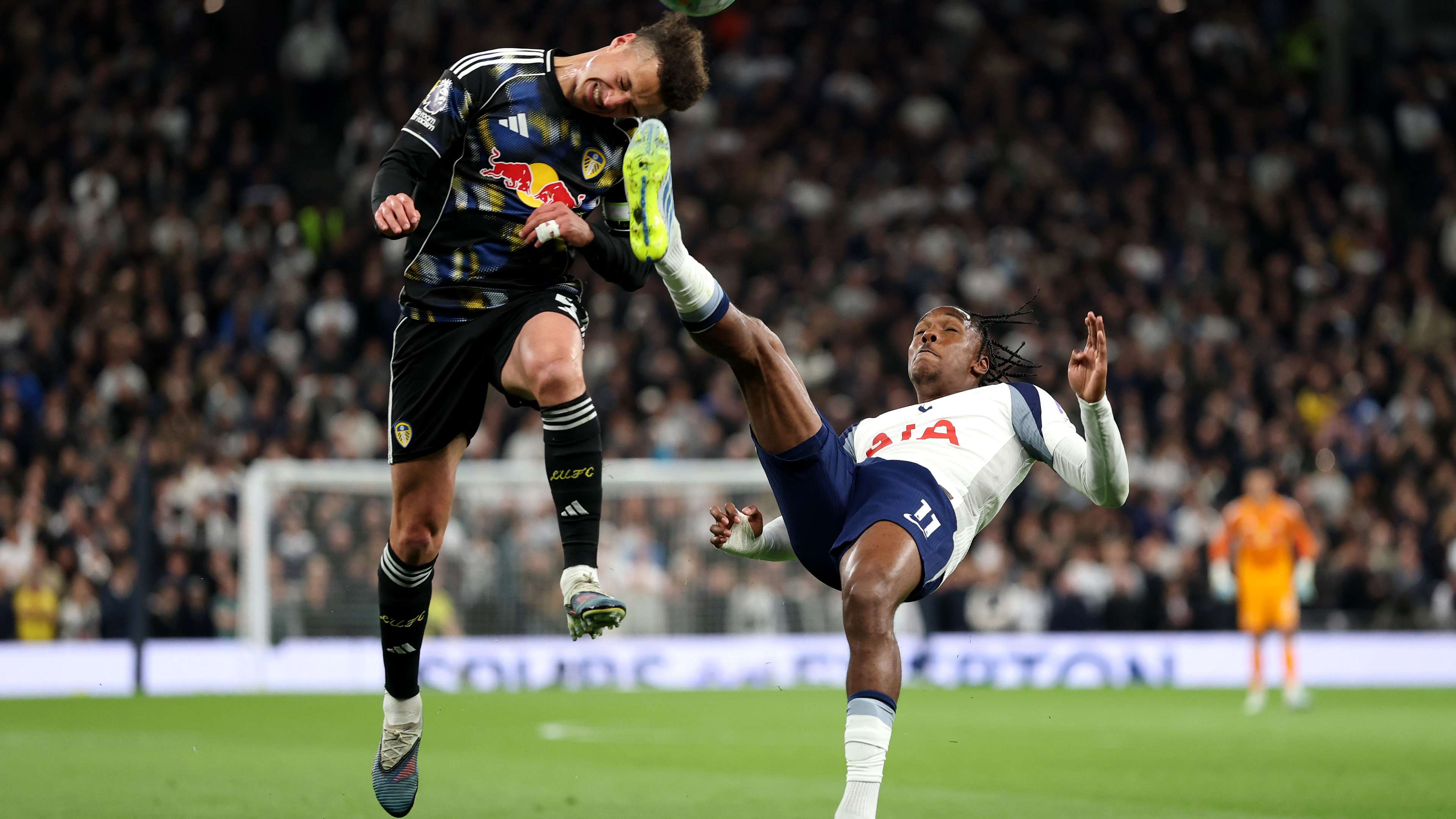 De Zerbi vows to 'kiss & hug' Tel after 'crazy' overhead kick in Leeds draw  