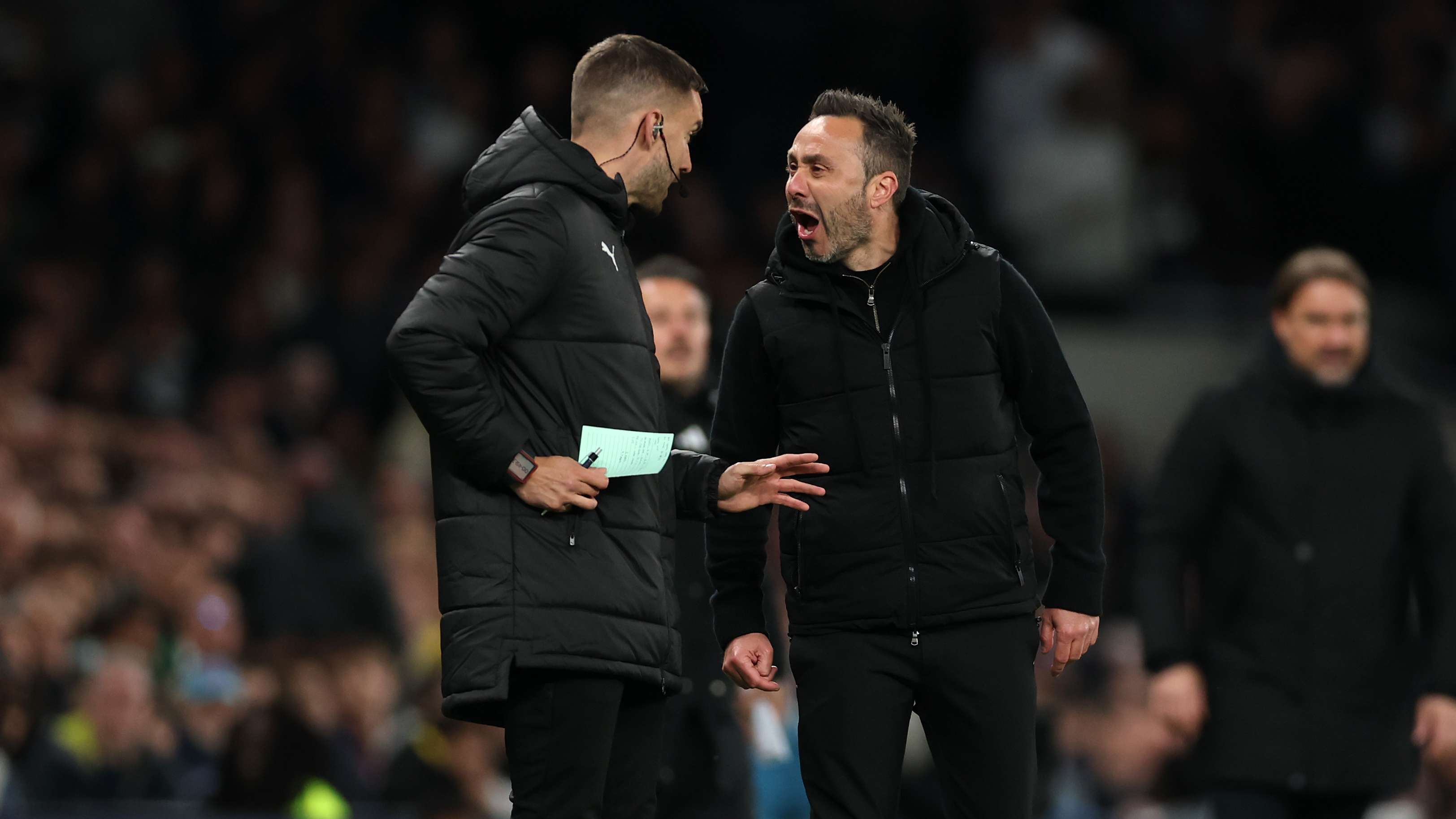 De Zerbi slams 'not calm' ref as Spurs boss questions VAR calls in Leeds draw  