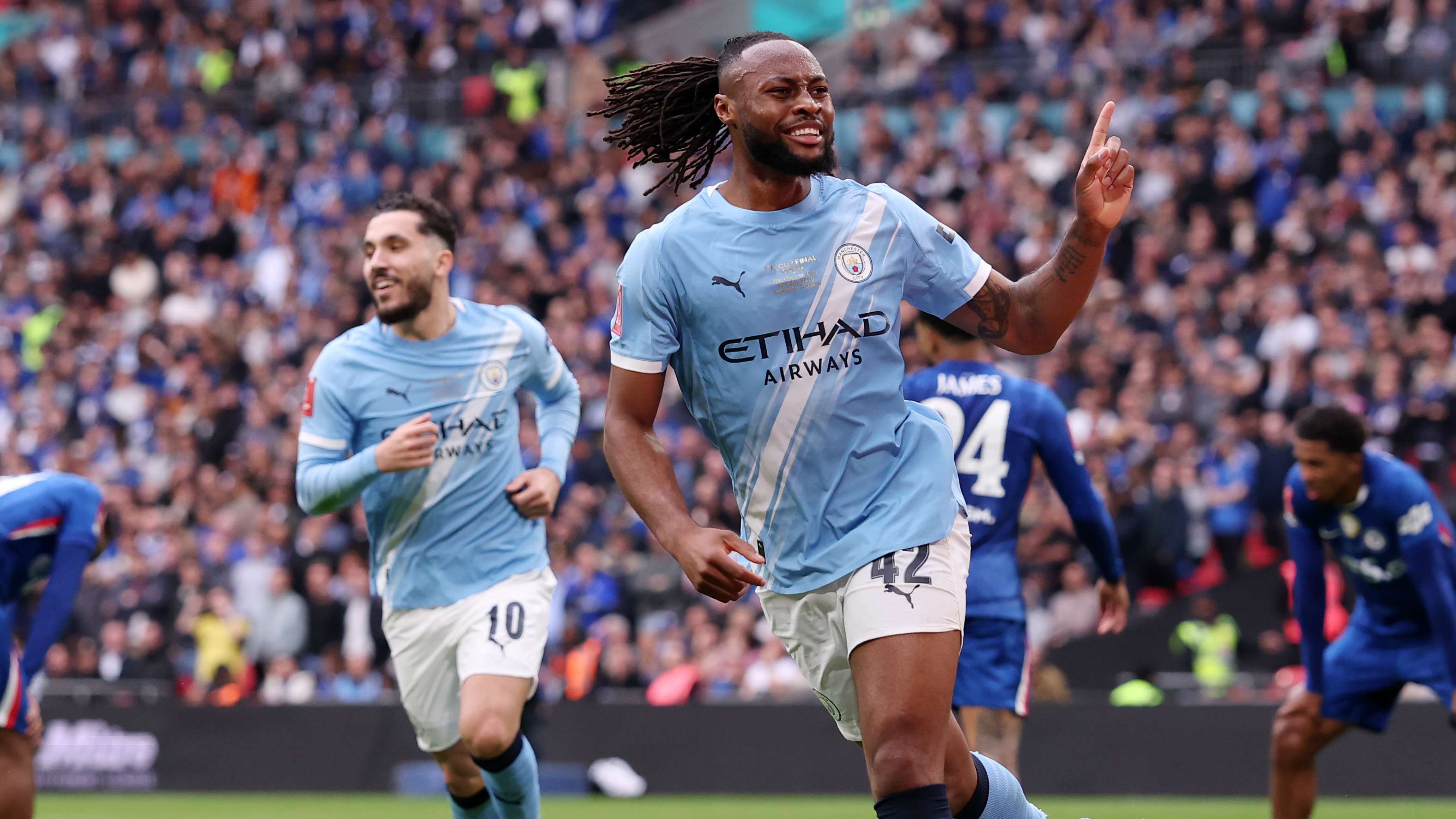 Semenyo revels in 'improvised' FA Cup final winner  