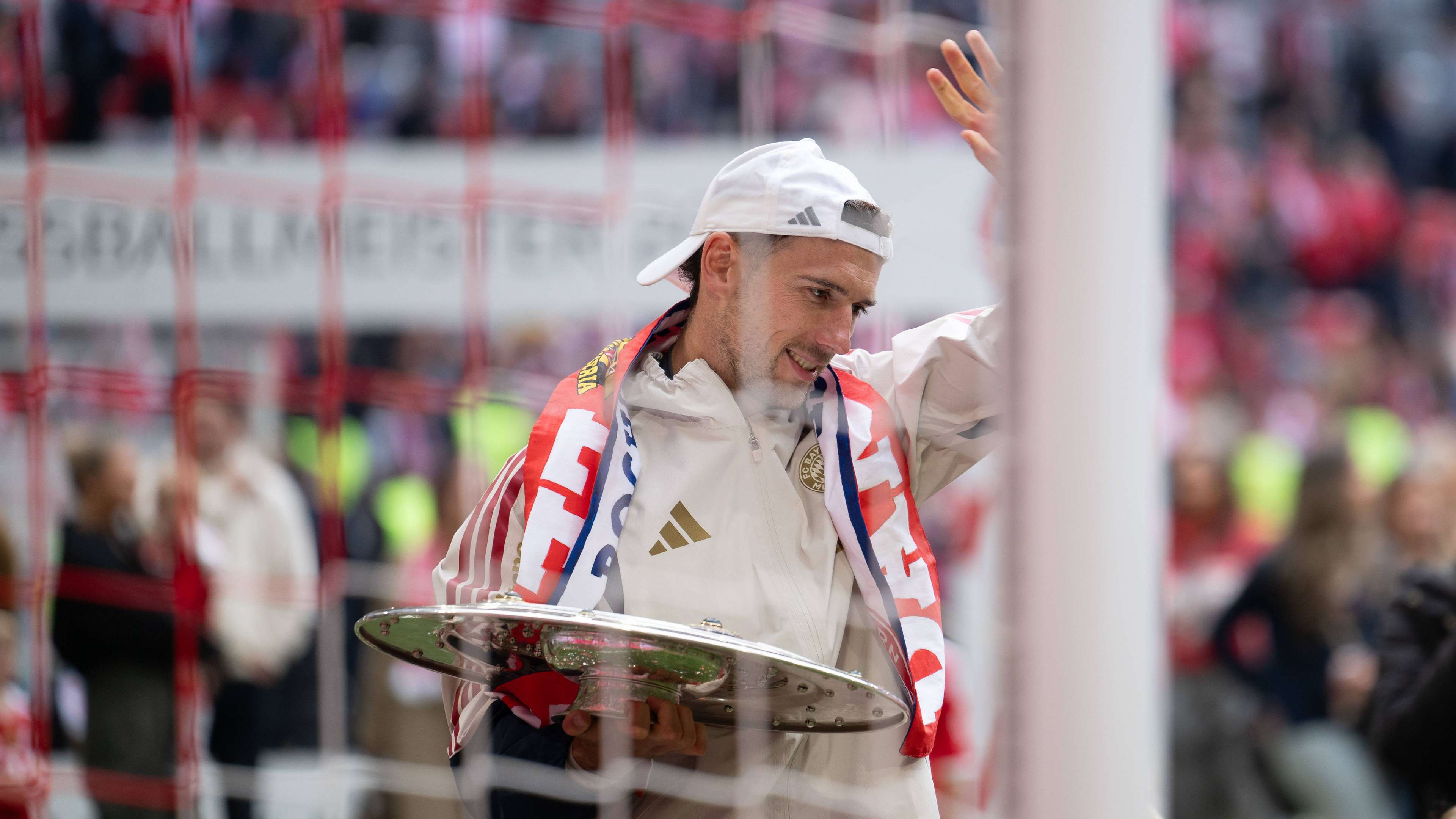 "I'll be in trouble with the South Stand," Goretzka joked, as supporters delivered heart-warming gestures in his honour  