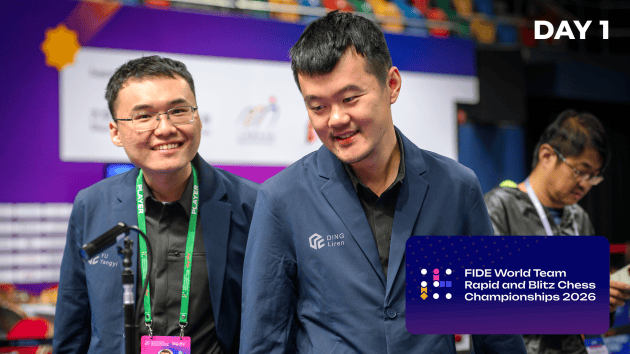 Ding, Rapport's Teams Lead As World Rapid Championship Starts In Hong Kong  