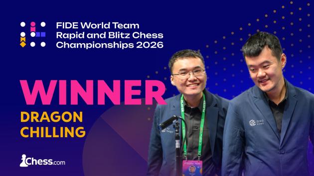Dragon Chilling Takes Rapid Gold In Nail-Biting Finish; Carlsen Loses 4 In A Row  