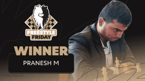 Pranesh Nearly Perfect To End 1st Half Of Freestyle Friday Championship  