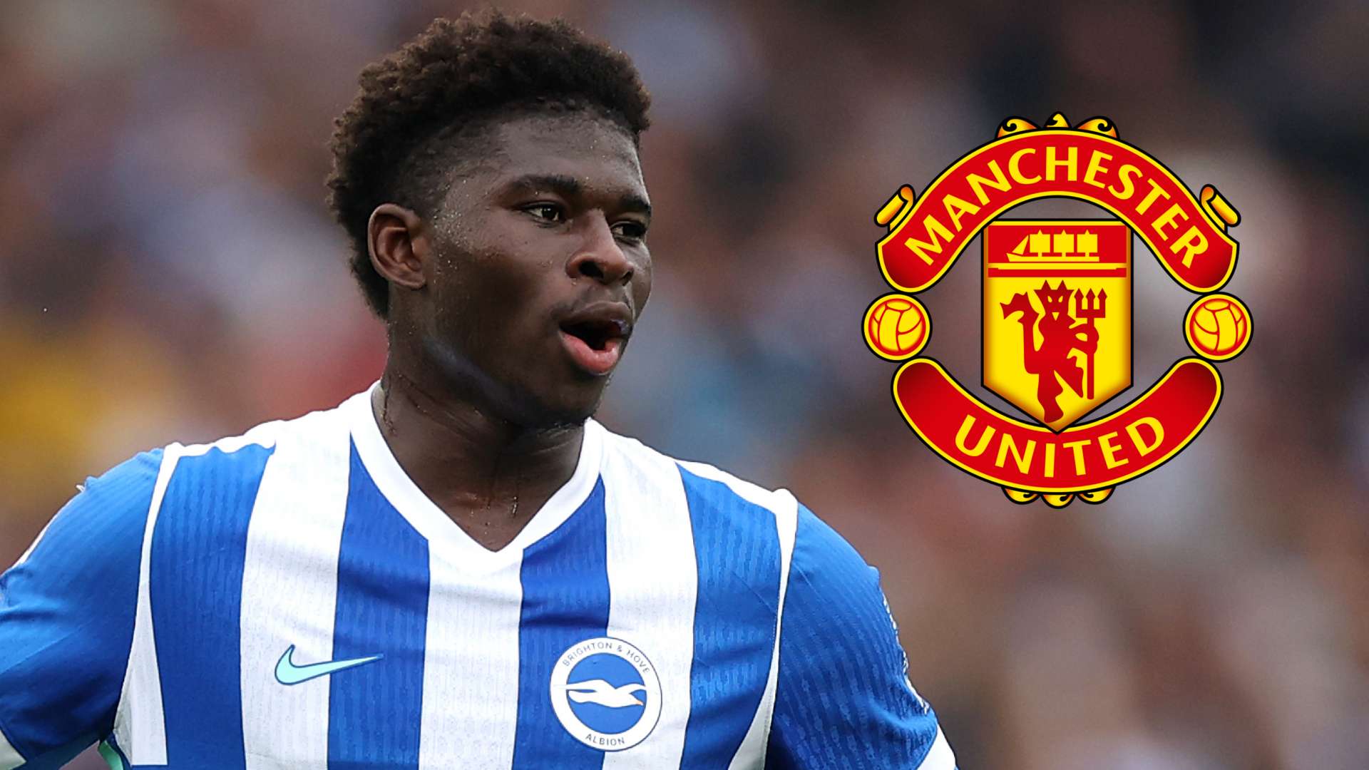 Brighton star Baleba 'speaking to Man Utd players about transfer'  