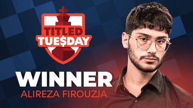 7-Game Win Streak Carries Firouzja Through Titled Tuesday  