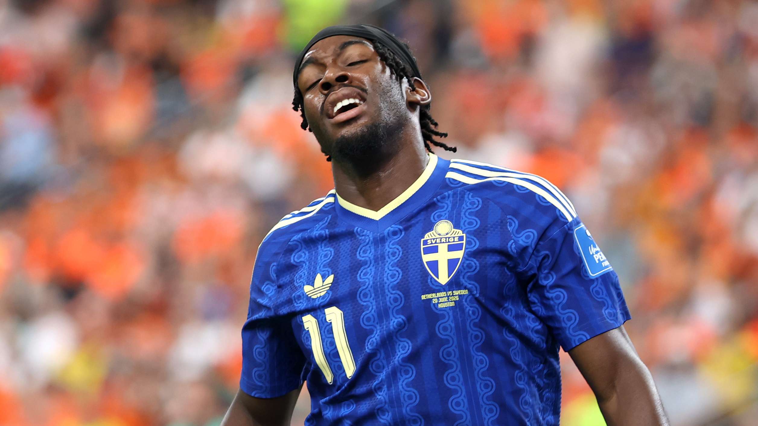 Elanga ruled out of Sweden squad with 'long-term' injury  