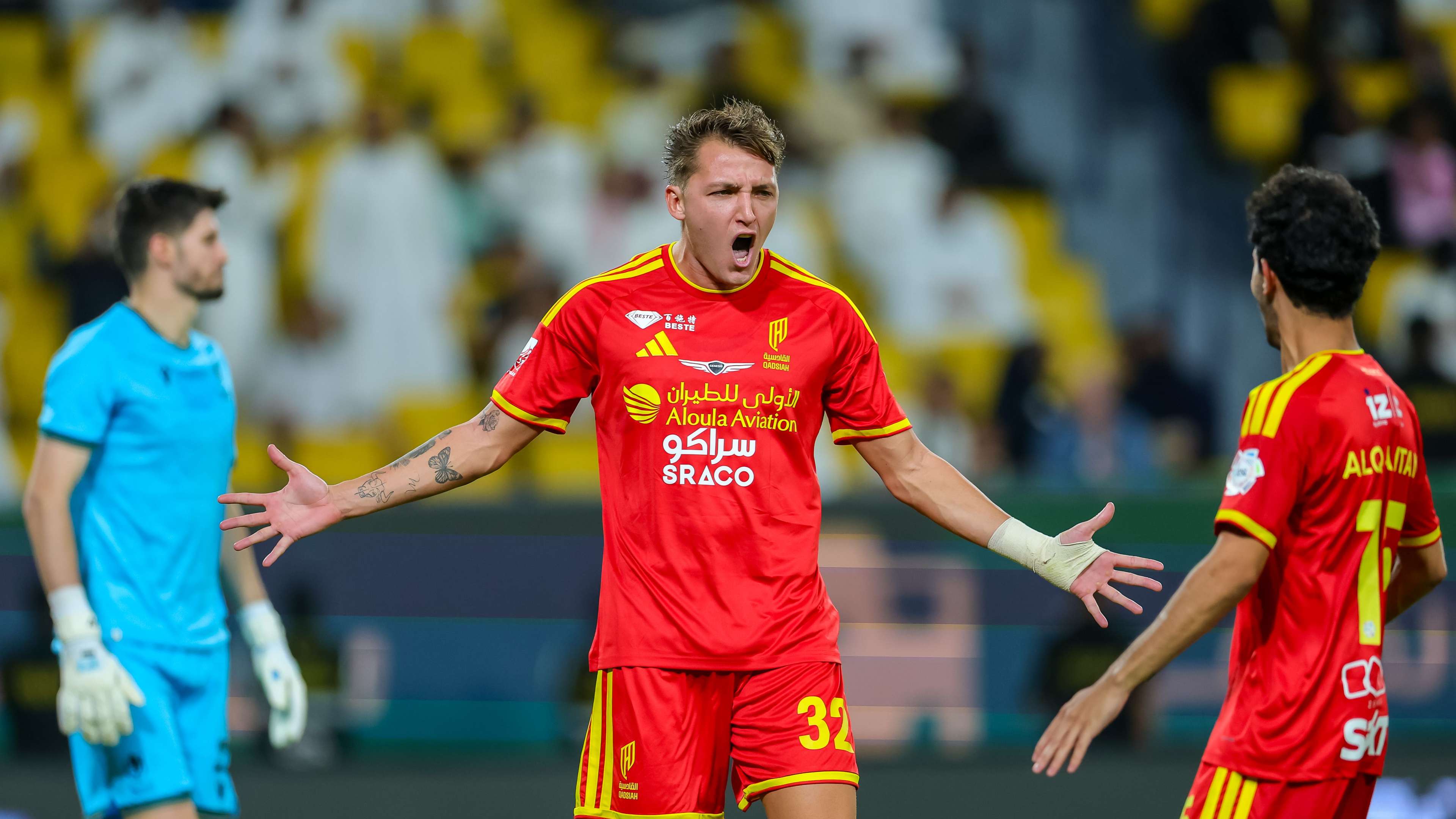 In video: Al-Qadsiah inflict a third defeat on Al-Ahli and challenge Al-Hilal for the top spot  