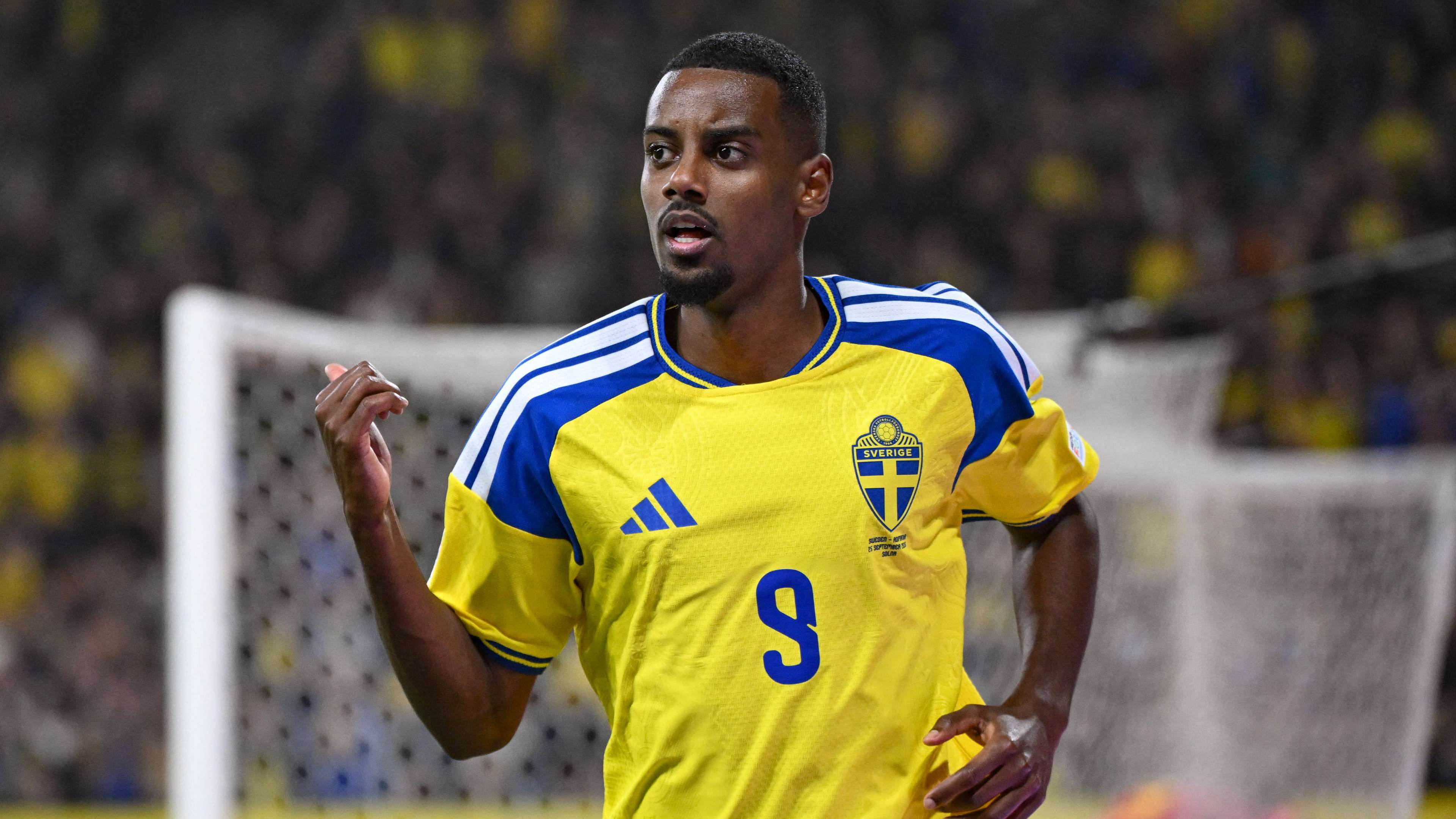 Isak suffers bloody injury in Sweden win  