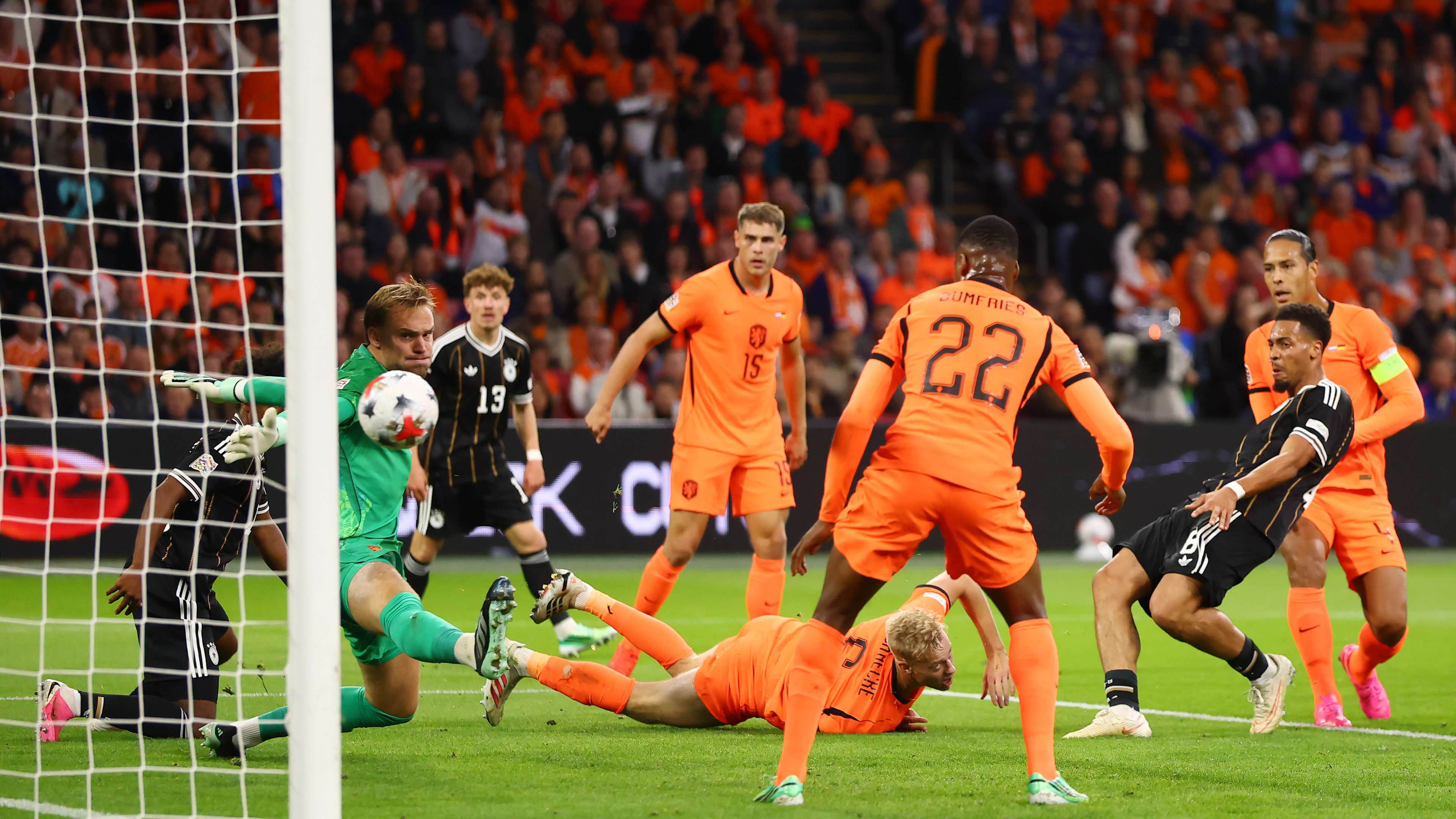 On video: Germany ignores the Netherlands' appeals and opens its scoring account with Klopp  