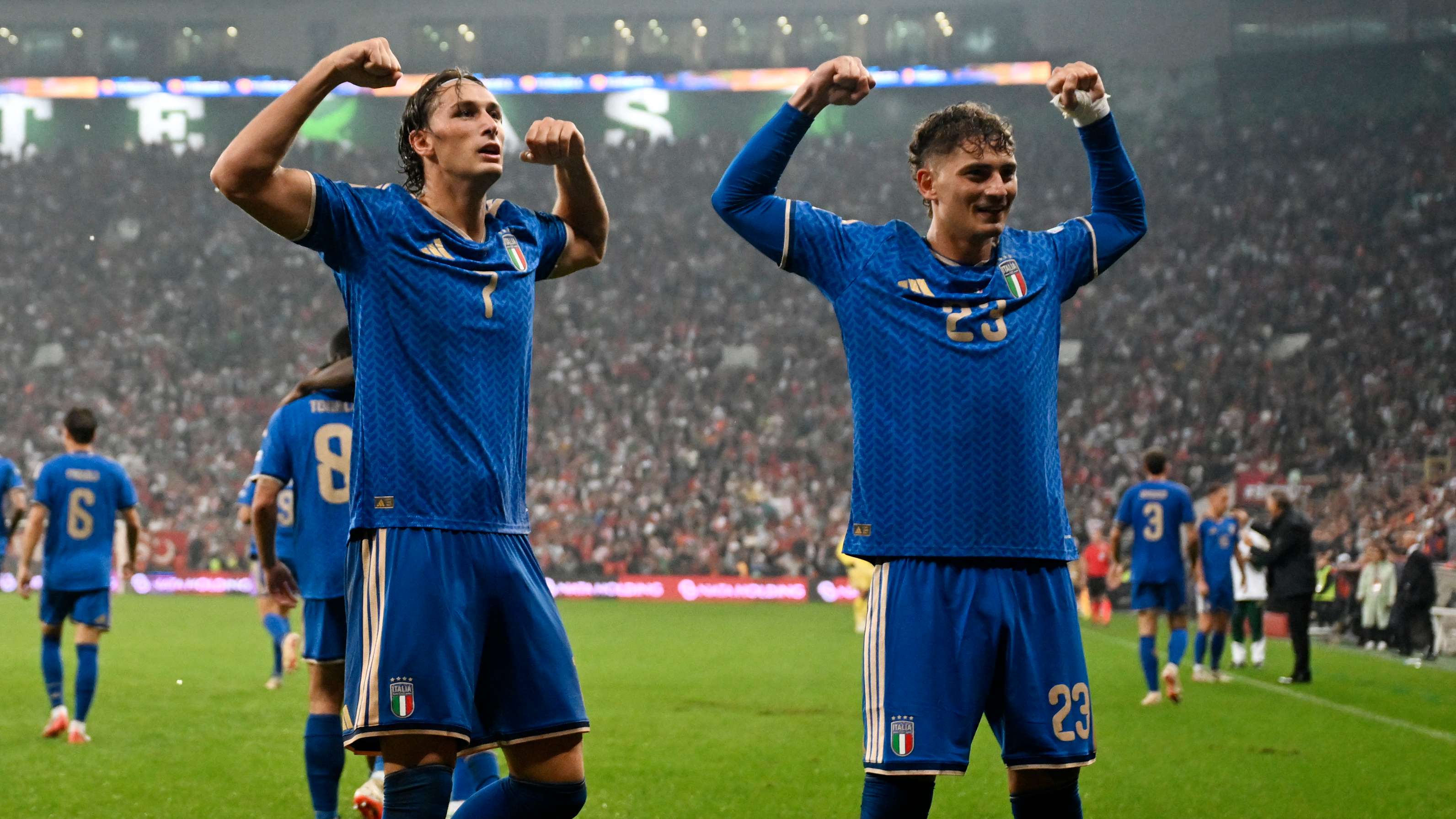 Italy crush Turkiye 4-1 in Nations League  
