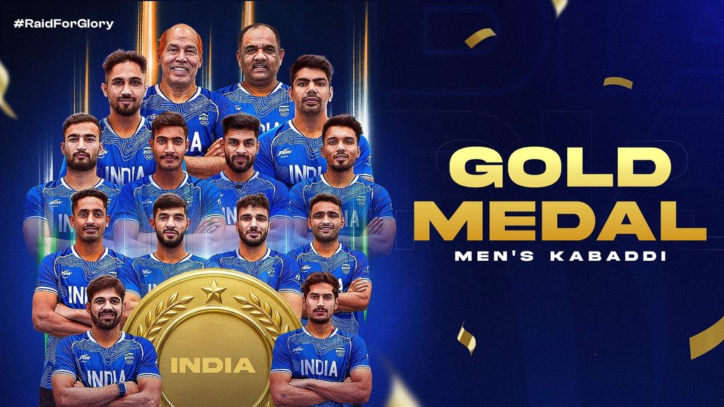 India clinch Asian Games kabaddi gold, defend title with thrilling 40-34 victory over Iran  