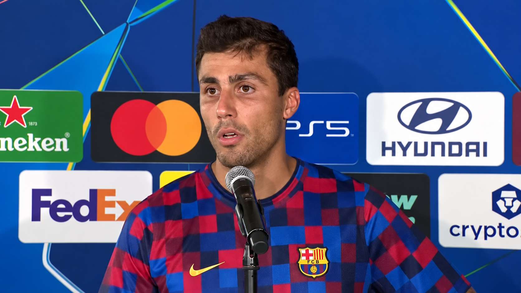 Rodri apologises profusely straight after victory over Feyenoord  
