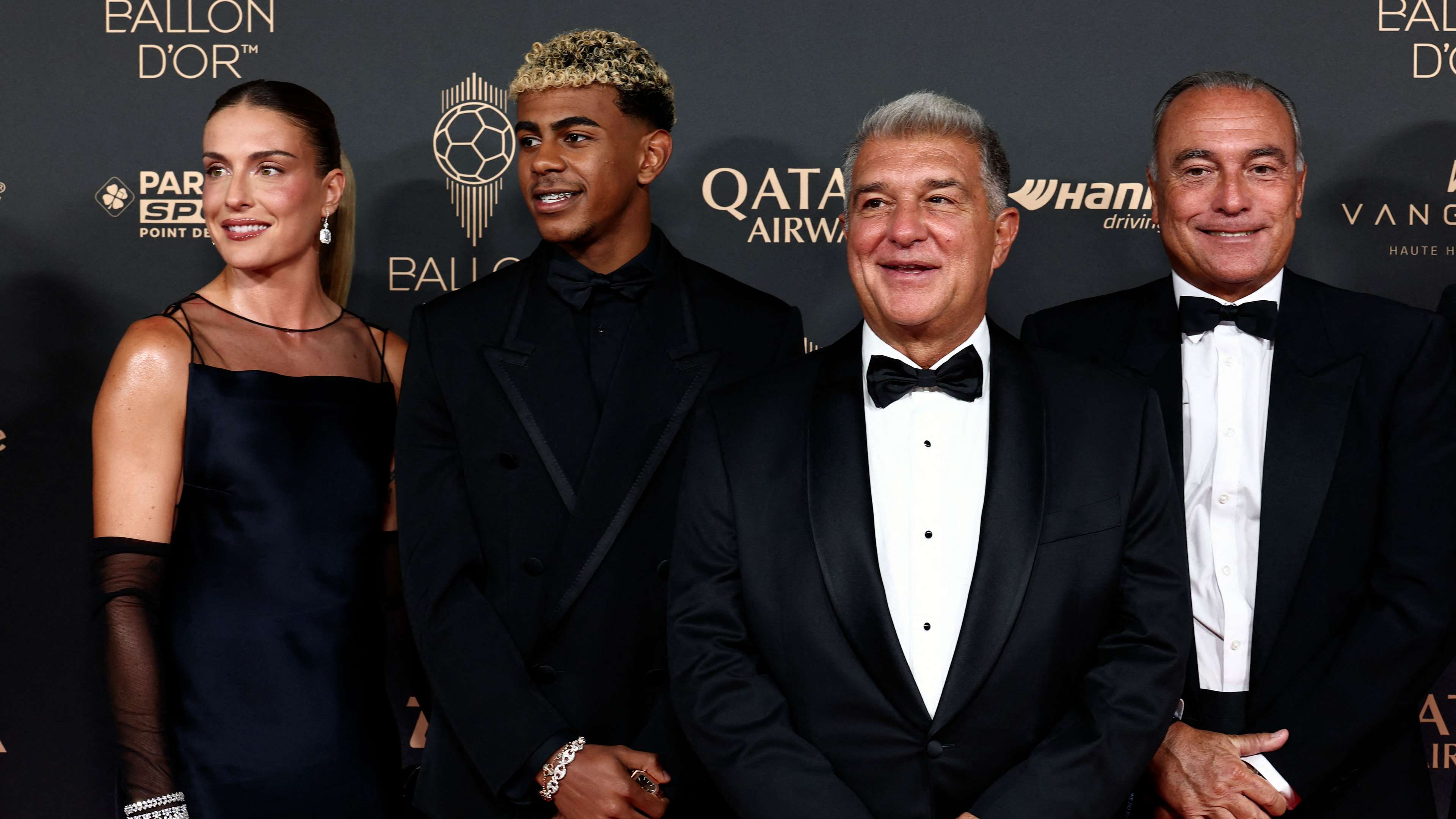Led by Laporta and headed by Yamal: a 23-member Barcelona delegation at the Ballon d'Or ceremony  