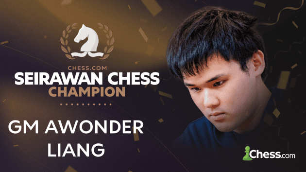 Awonder Liang Invincible At Seirawan Chess, The Complex Variant  
