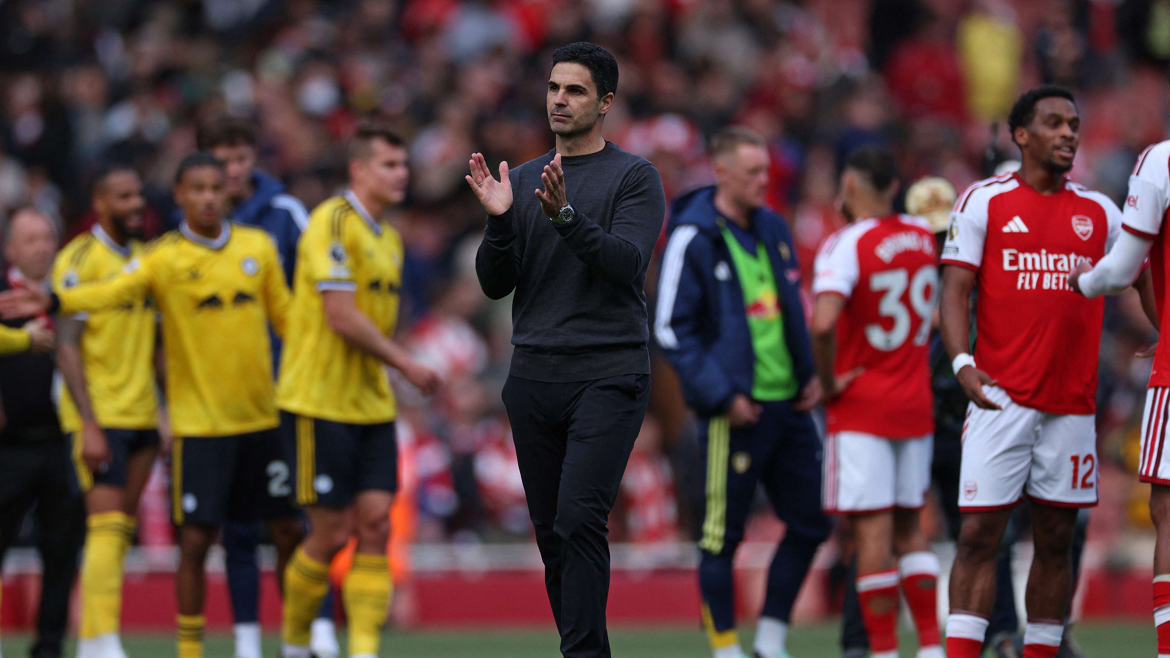 What am I supposed to do? Arteta announces absence of Arsenal duo for Lille clash  