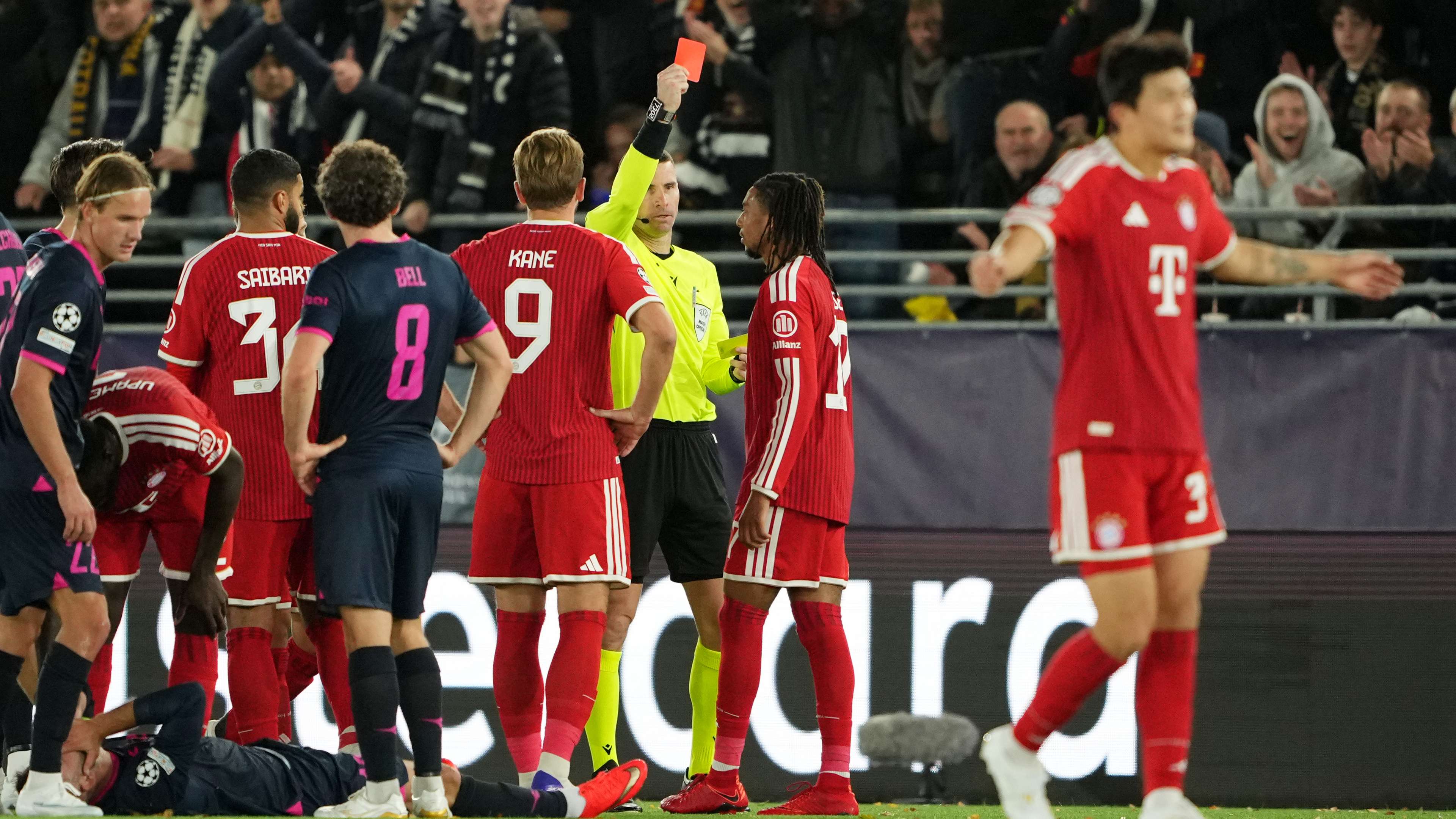 Kane laments Olise red card as Bayern held by Viking  