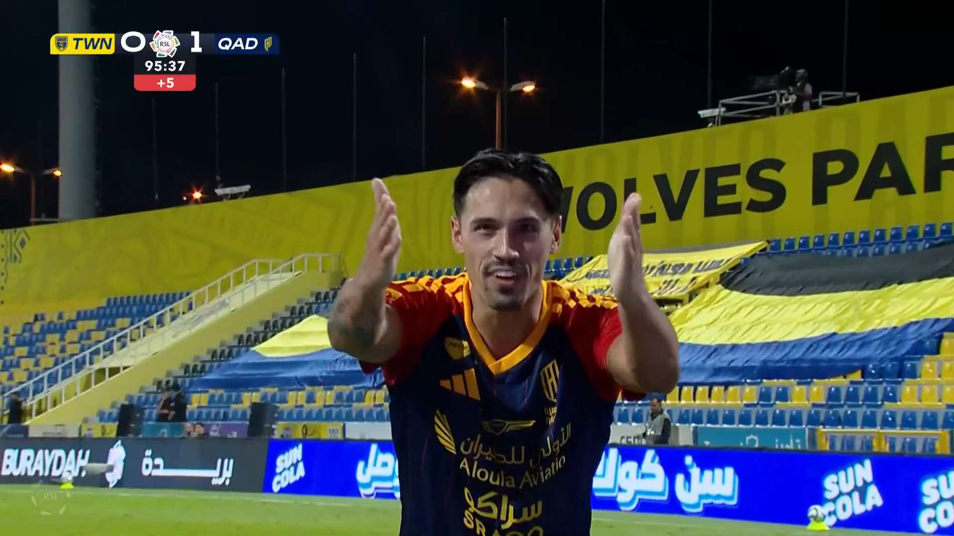Tijjani Reijnders fires Al-Qadsiah to the top of the Saudi Pro League in the sixth minute of added time  