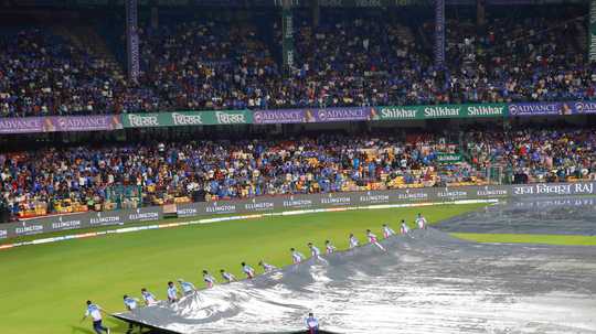 Bengaluru rain leaves series level after India's 7.4-over blitz  